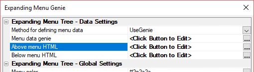 Above Menu Html1